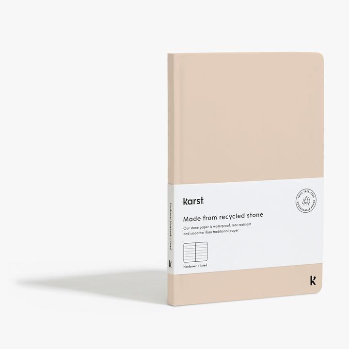 Karst A5 Hardcover Stone Paper Notebook with Woodless Pencil